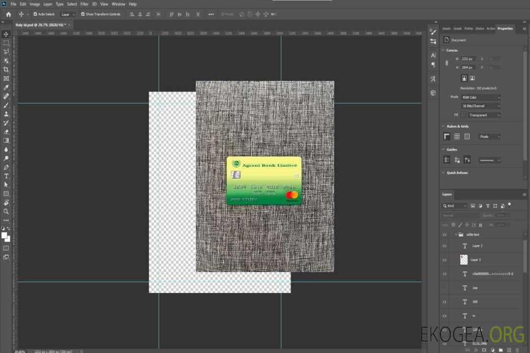 Photolook mastercard de la banque Agrani du Bangladesh template Photolook mastercard de la banque Agrani du Bangladesh template